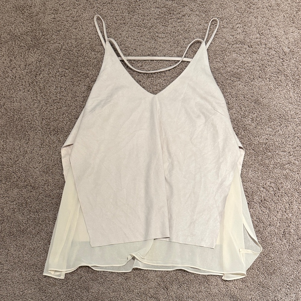Sans Souci Cream Layered Camisole